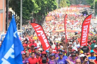 Psuv se moviliza este miércoles: Estas son las vías que tomarán en Caracas