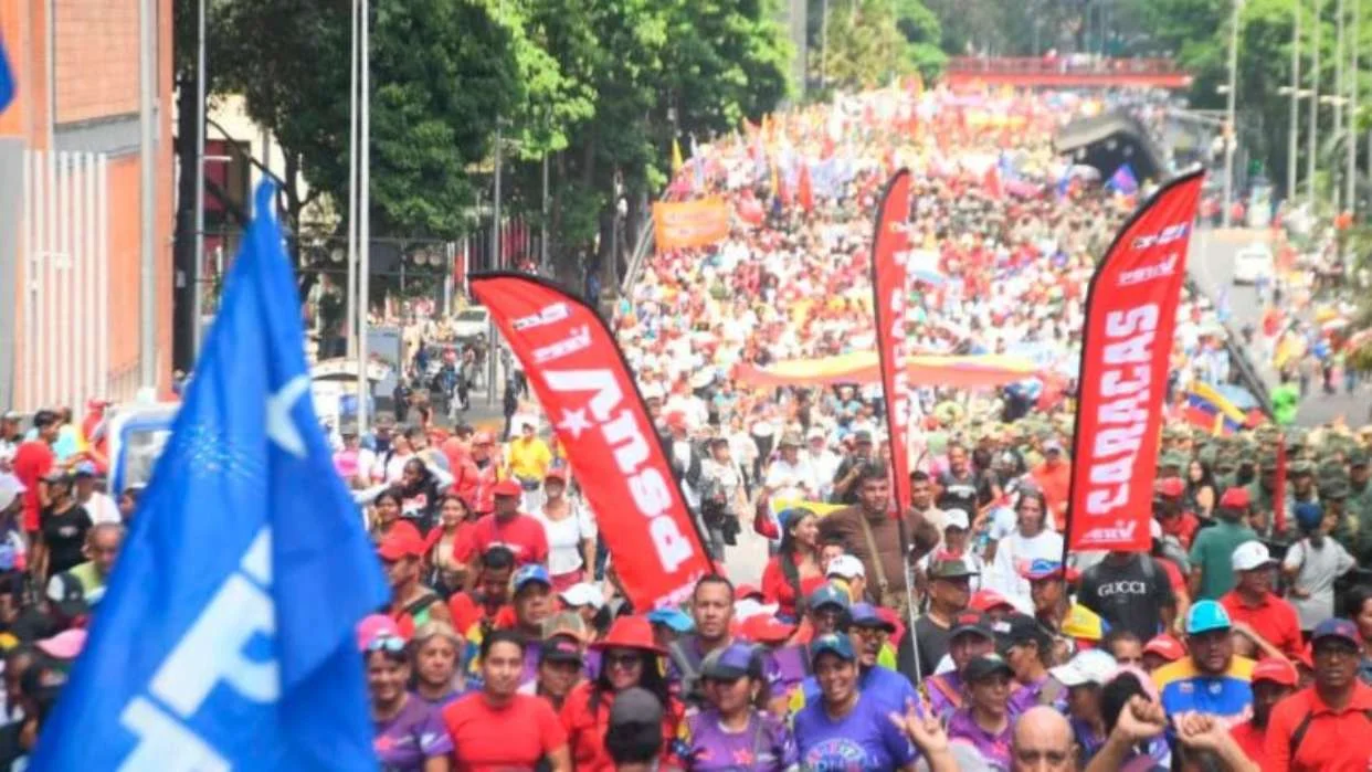 Psuv se moviliza este miércoles: Estas son las vías que tomarán en Caracas