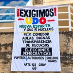 Estudiantes de la Udone exigen rescate de su universidad