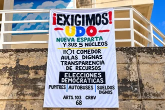 Estudiantes de la Udone exigen rescate de su universidad